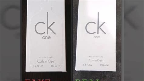 Calvin Klein ck1 counterfeit